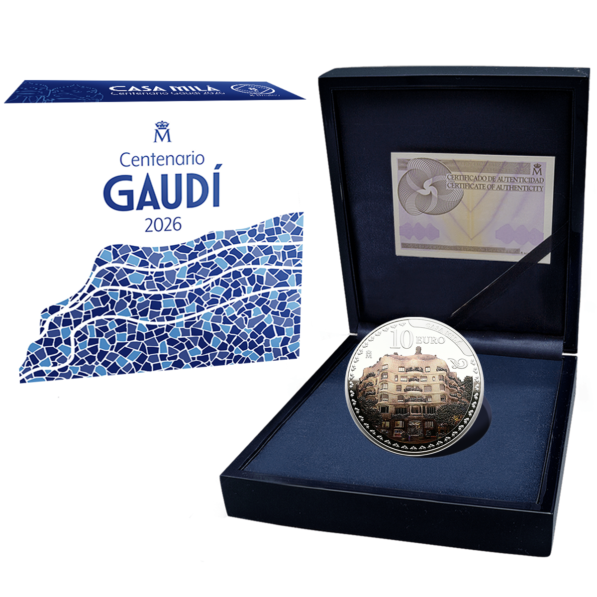 2026 Casa Milá - 10€ Espanha Proof